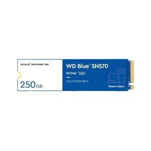 SSD WD Blue SN570 , 250GB , M.2 NVMe 2280 , Leitura 3300MB/s e Gravação 1200MB/s