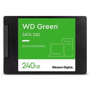 SSD WD Green , 240GB , Sata III , Leitura 545MB/s e Gravação 430MB/s
