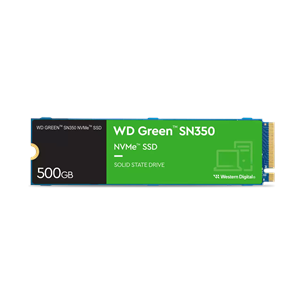 SSD WD Green SN350 , 500GB , M.2 NVMe 2280 , Leitura 2400MB/s e Gravação 1500MB/s