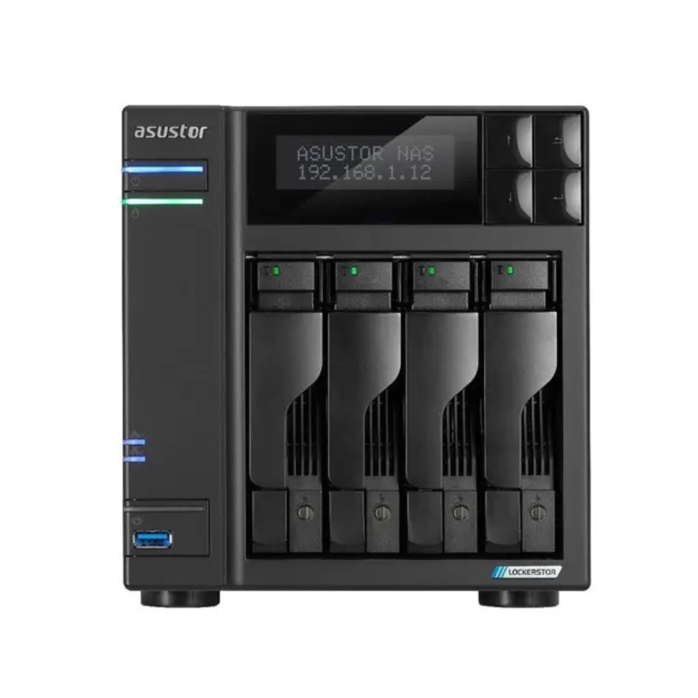 Storage  Asustor Lockerstor 4  AS6704T  4 Baias 80TB 