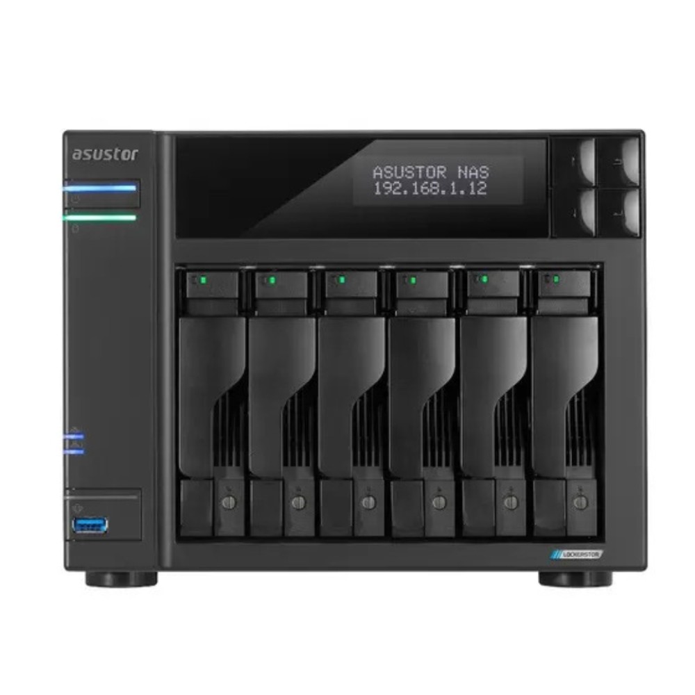 Storage Asustor Lockerstor 6  AS6706T  6 Baias 120TB 