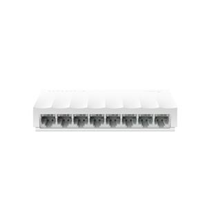 Switch Fast Ethernet 8 Portas TP-Link LS1008 , 100 Mbps , Plug and Play , Branco