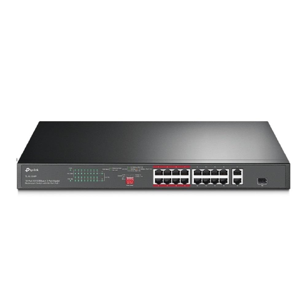 Switch Tp-Link TL-SL1218P , 16 porta PoE+ , Gigabit , 10/100/1000Mbps
