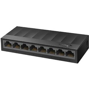Switch 8 portas Tp-Link LS1008G , 10/100/1000 Mbps , não gerenciável , Preto
