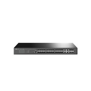 Switch Gerenciável L2 TP-Link TL-SG3428XF , 28 Portas , 24 Portas Gigabit , 4 Slots , SFP 10 Gbps , Preto