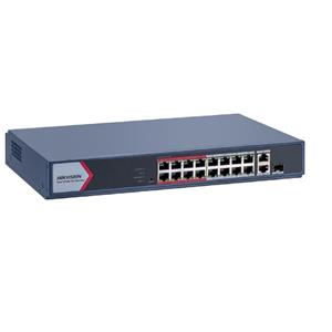 Switch Hikvision Ds-3e1318p-ei/m , Gerenciável , 16 Portas , Poe