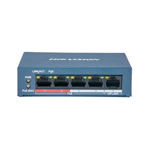 Switch HikVision 4 Portas Fast Ethernet DS-3E0105P-E/M(B)