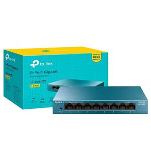 Switch Tp-link Gigabit De Mesa 8 Portas 10/100/1000 LS108G
