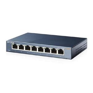 Switch de Mesa Tp-link Gigabit de 8 Portas TL-SG108 Preto
