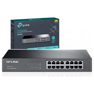 Switch TP-LinkTL-SG1016D , Gigabit , 10/100/1000 , Não Gerenciável , Auto MDI / MDIX , 16 Portas
