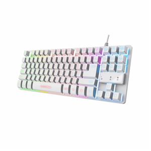 Teclado Gamer Trust GXT 833W Thado , Branco , USB