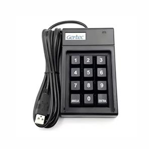 Teclado Gertec Preto TEC 12 USB - 00410667