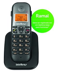 Telefone Ramal sem fio TS5121 preto