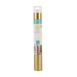 Vinil Adesivo Permanente Premium Cricut , 30x122cm , Gold , Alta Durabilidade