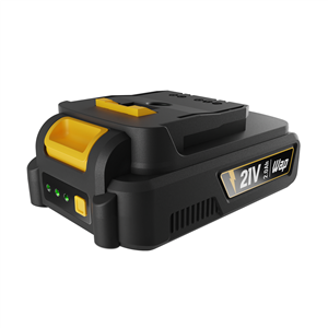 Bateria WAP , 21V , luzes de Led , 2000 mAh , Preto e Amarelo