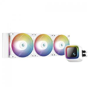 Water Cooler DeepCool LS720 , RGB , 360mm , Intel e AMD , Branco
