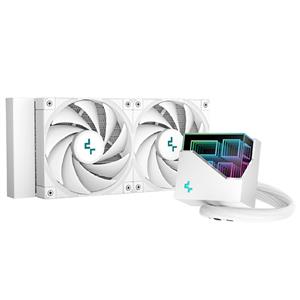 Water Cooler DeepCool LT520 WH , RGB , 240mm , Intel e AMD , Branco