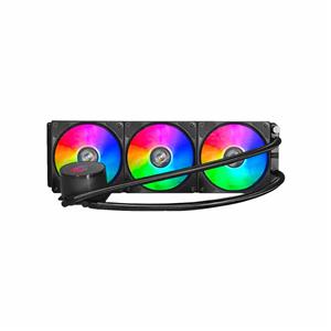 Water Cooler Gamer K-mex Waco Infinite 360 mm , RGB , 3 Fans 120 mm , Preto