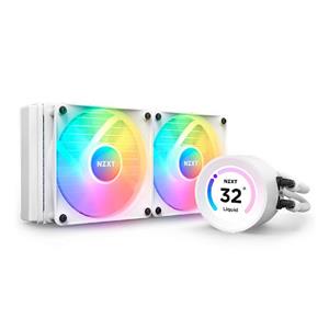 Water Cooler NZXT Kraken Elite RGB , Display LCD , 240mm , Intel e AMD , Branco