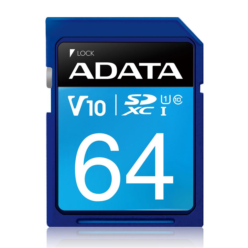 Micro SD ADATA Premier SDXC/SDHC UHS-I Classe 10 64GB