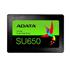 SSD Adata SU650, 120GB, Sata III, Leitura 520MB/s e Gravação 450MB/s