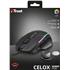 Mouse Gamer Trust GXT 165 Celox, RGB, 10000 DPI, 8 Botões Programáveis, USB, Preto