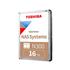 HD Toshiba NAS Systems N300, 16TB, 3.5&#34;, 7200RPM, SATA 6 Gbit/s, CMR