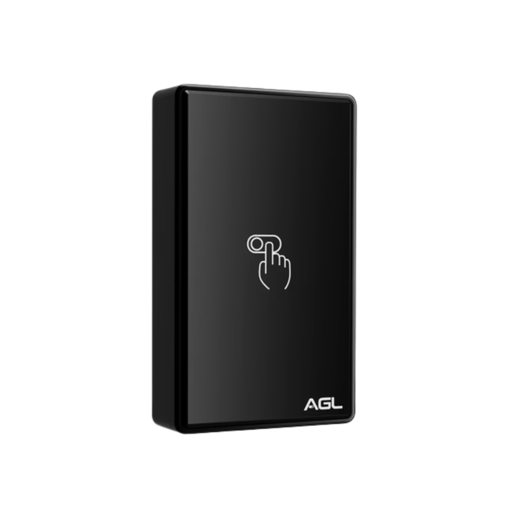 Acionador de Fechadura AGL Touch, Touch e Remoto 433MHz, 12VDC, Alcance 20m, AF12CR, Preto