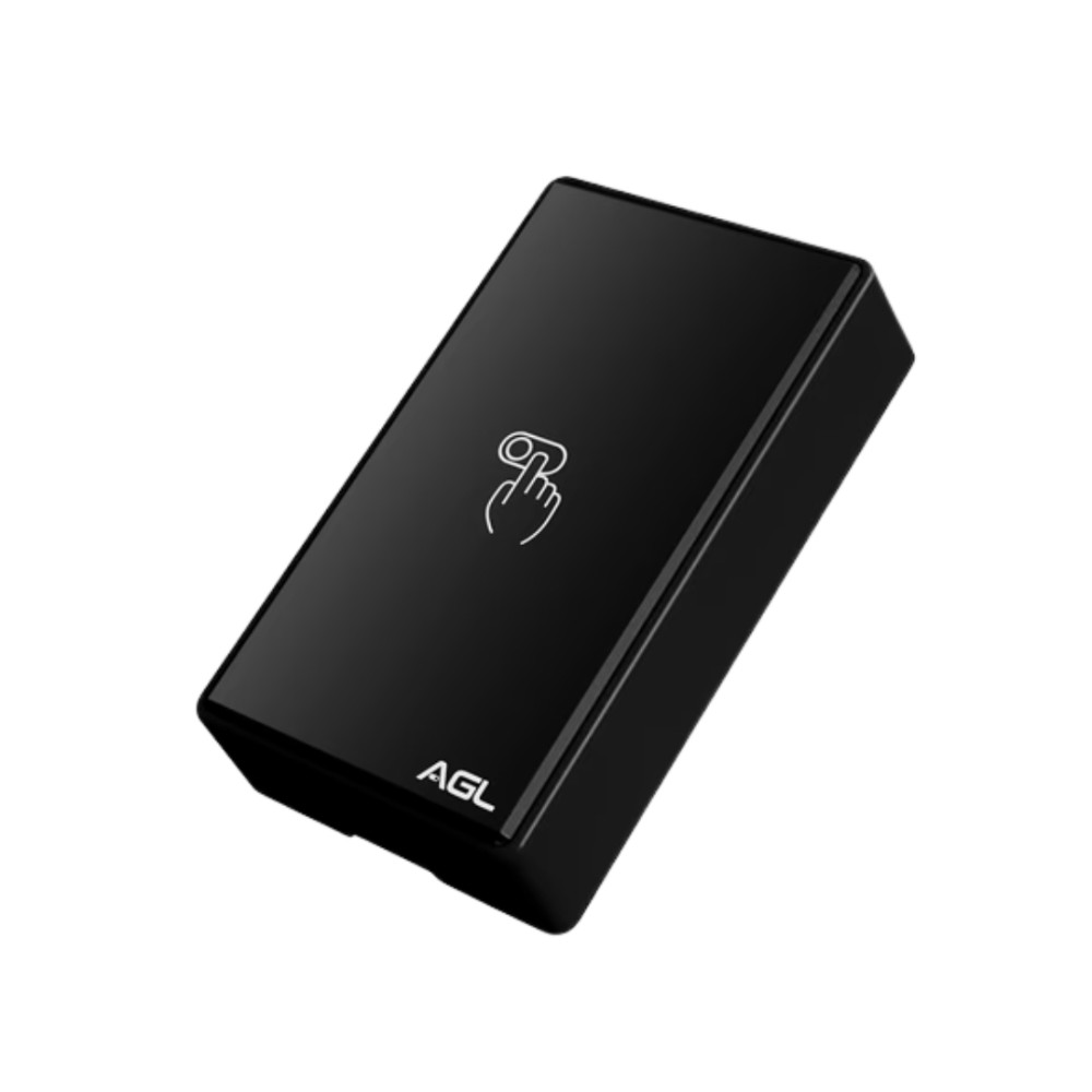 Acionador de Fechadura AGL Touch, Touch e Remoto 433MHz, 12VDC, Alcance 20m, AF12CR, Preto
