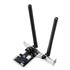 Adaptador Mercusys MA86XE PCIE, Wifi 6E, Tri-band, Bluetooth 5.2, WPA3, 2 antenas, Preto