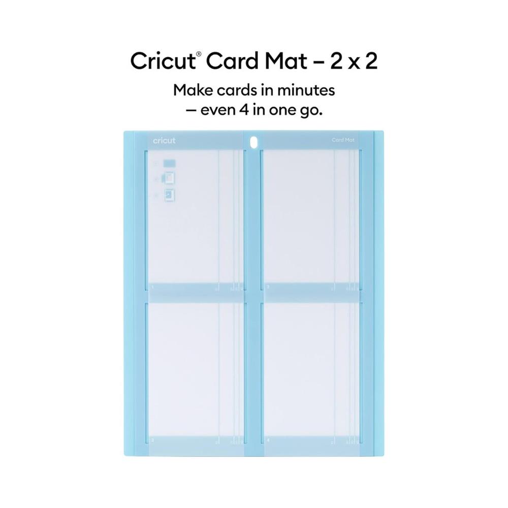 Base de Corte para Cartões Cricut Maker e Explore, Reutilizável, Antiderrapante, Azul