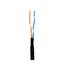 Cabo Lan  CAT5 Preto Draka Prysmian 2P 4 Fios 1525 Metros