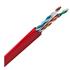 Cabo Lan CAT6 4P 24AWGX4P 305M CMX Vermelho