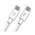 Cabo Usb-C ELG TC602, 3.0a, 2 Metros, Branco