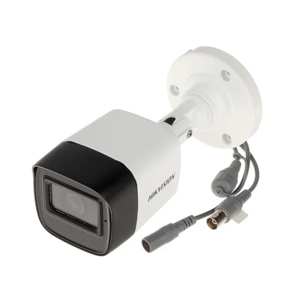Câmera de Segurança Hikvision DS-2CE16D0T-ITPFS, Full HD 1080p, Bullet, Áudio Integrado, Lente 2.8mm, IP67