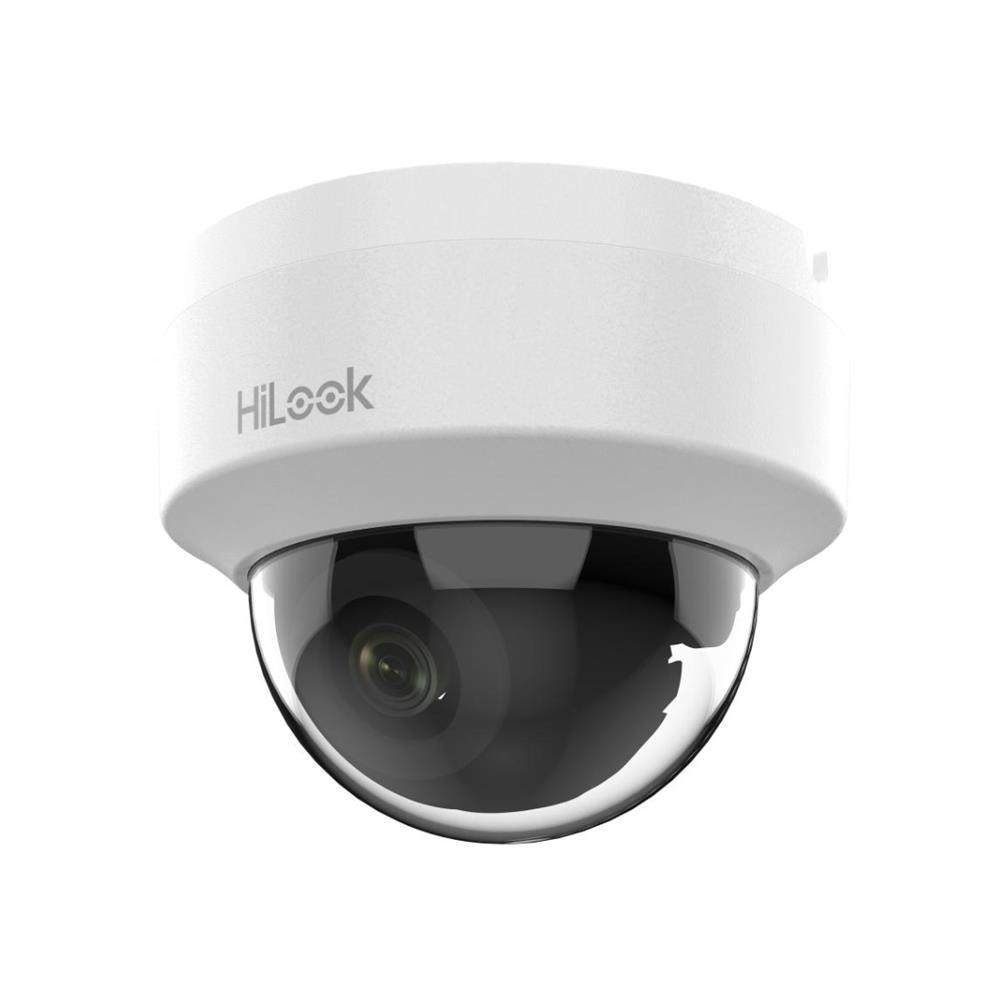 Câmera IP Hilook IPC-D121H-C, 2MP, Full HD 1080p, Dome, H.265+, Lente 2.8mm