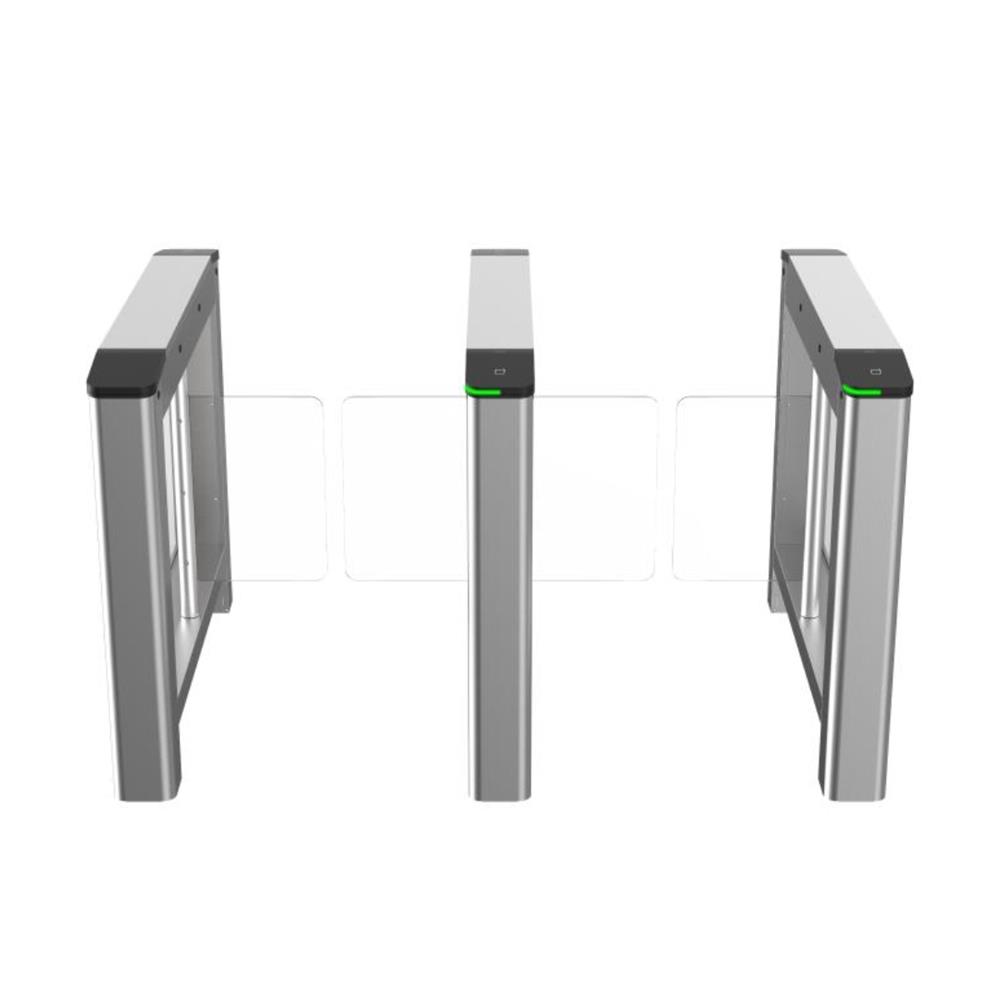 Catraca Swing HIKVISION DS-K3B220LX-L/PG-DP65, 4 Pares de Sensores IR, Aço Inox