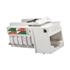 Conector Femea Sohoplus CAT.5e T568A/B Branco
