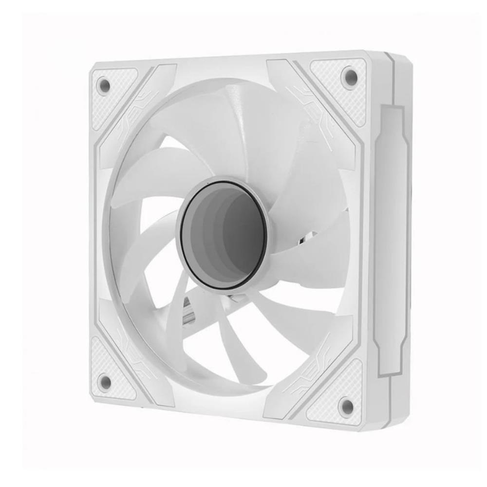 Cooler Fan Gamer Liketec Enigma, ARGB, 120mm, Reverse, Branco - LF-UNARGB-ENIGMA-2103