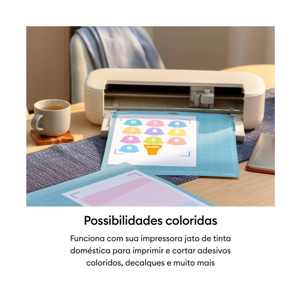 Cricut Explore 5 Kit Essencial - Máquina de Corte Inteligente 30,5 cm com Bluetooth, Corta Mais de 100 Materiais