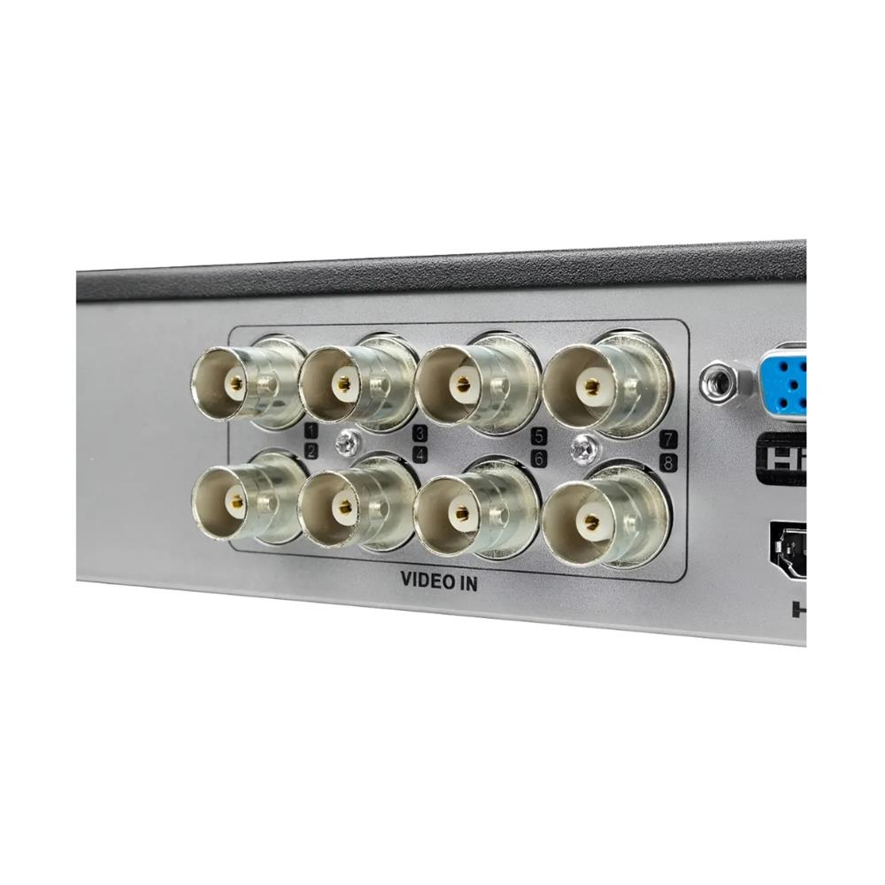 DVR Hilook by Hikvision, DVR-208Q-M1, 8 Canais, Multi HD, H.265+, 4MP Lite, HDMI, VGA, Compacto