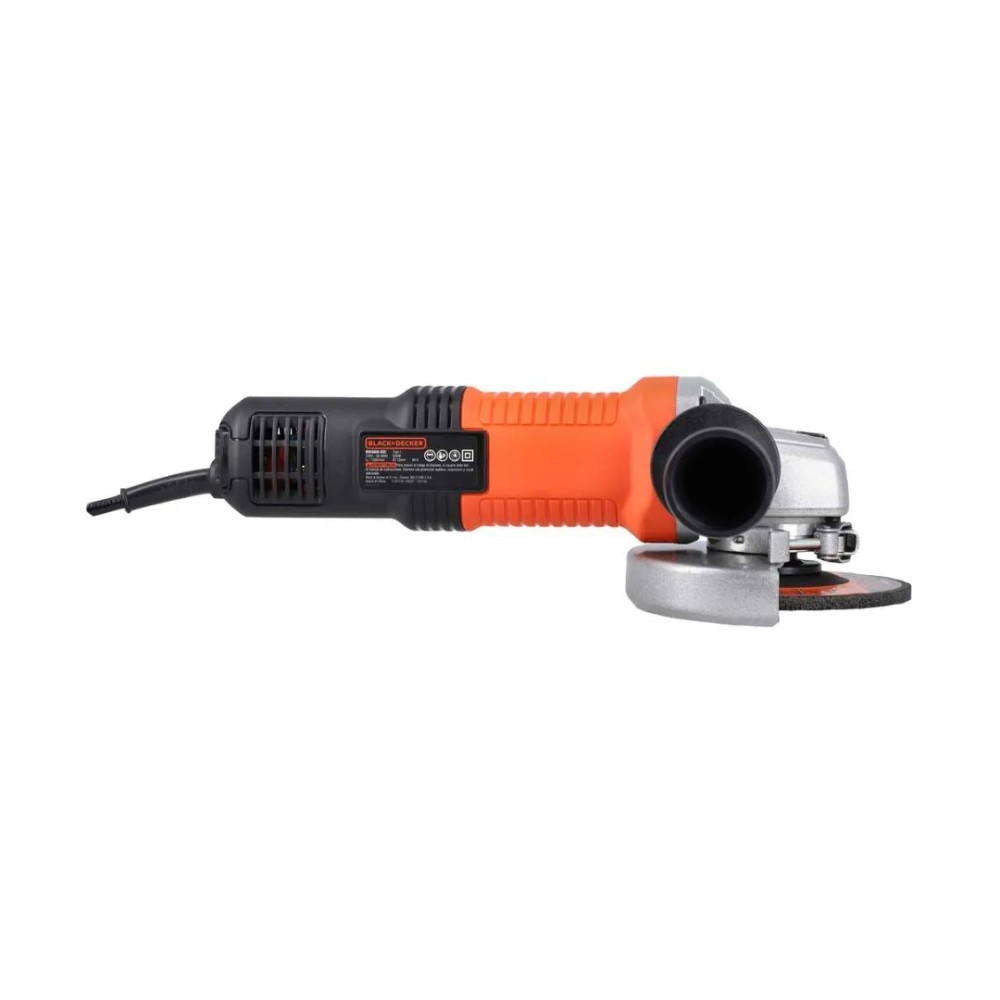 Esmerilhadeira Angular Black+Decker G720X, 920W, 11000RPM, Disco 115mm, 127V, Laranja e Preta