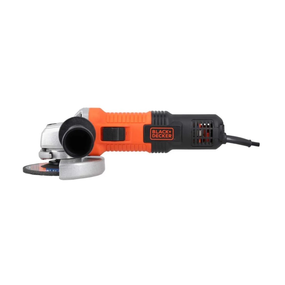 Esmerilhadeira Angular Black+Decker G720X, 920W, 11000RPM, Disco 115mm, 127V, Laranja e Preta