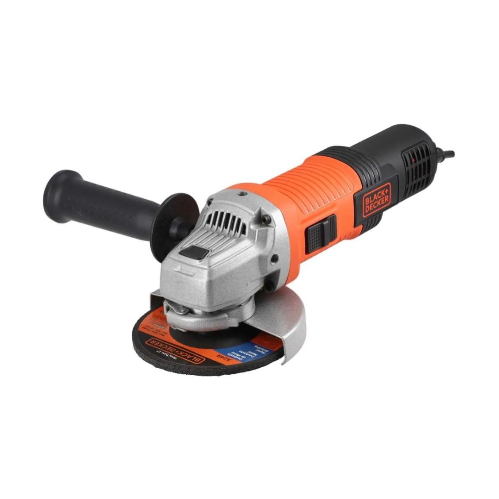 Esmerilhadeira Angular Black+Decker G720X, 920W, 11000RPM, Disco 115mm, 127V, Laranja e Preta
