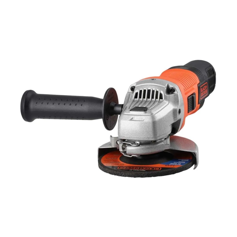 Esmerilhadeira Angular Black+Decker G720X, 920W, 11000RPM, Disco 115mm, 127V, Laranja e Preta