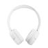 Fone de Ouvido Bluetooth JBL Tune 520BT, Drivers 33mm, Pure Bass, On-ear, Branco