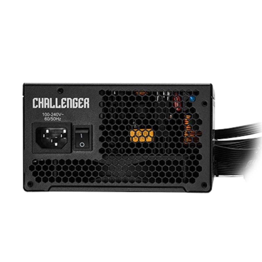 Fonte ASRock Challenger CL-750G, 750W, 80 Plus Gold, ATX 3.1, PCIe 5.1, PFC Ativo, 120mm, Preto
