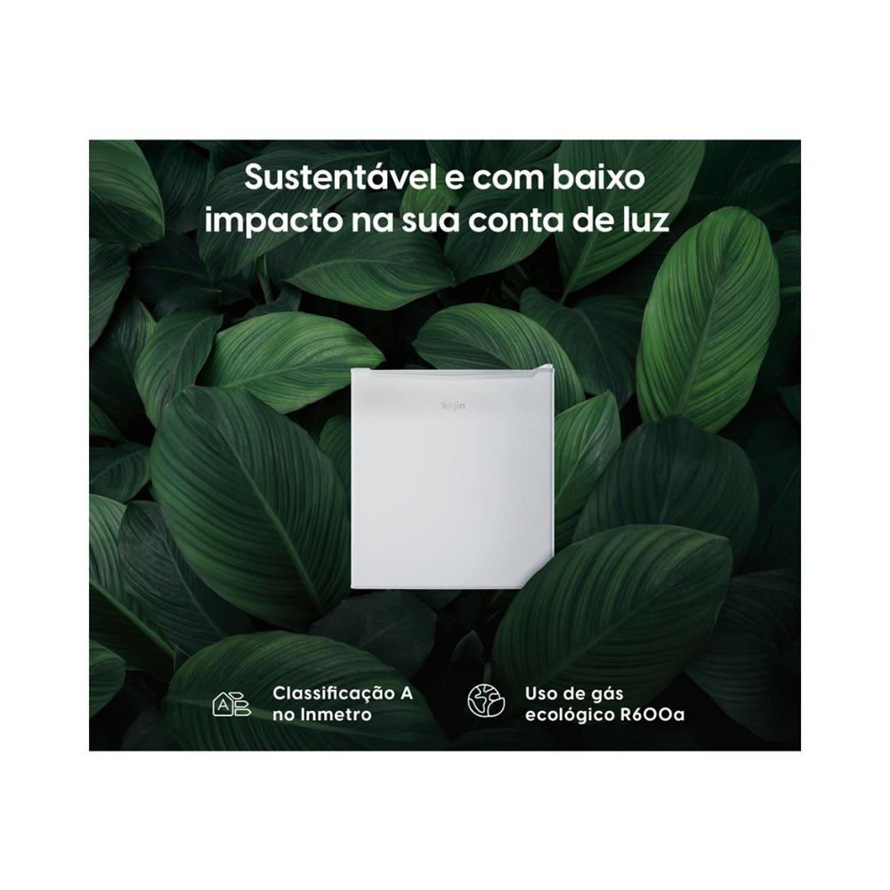 Frigobar Elgin 47 Litros, Porta Reversível e Compartimento Extra Frio, Branco, BAFN047D2NA