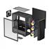 Gabinete Gamer DeepCool CG540, Mid Tower, Vidro Temperado, Sem Fonte, Com 4 Fans, RGB, Preto