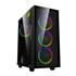 Gabinete Gamer Gamemax Draco XD, Mid Tower, Vidro Temperado, Sem Fonte, Com 3 Fans, RGB, Preto